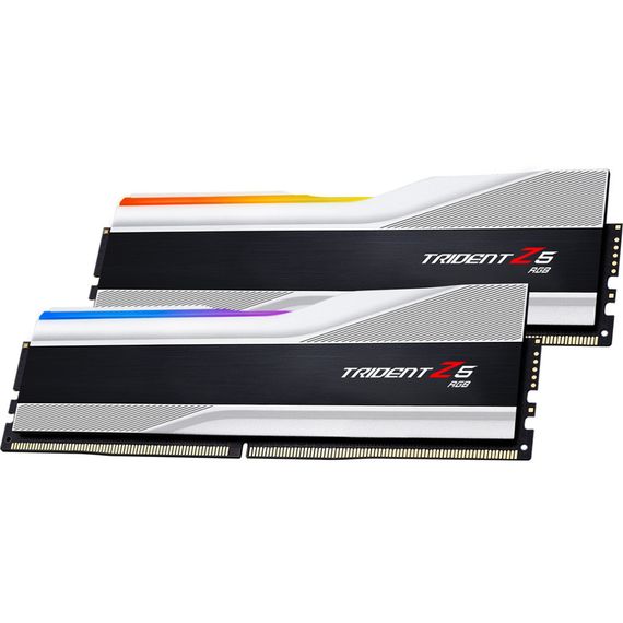 Модуль пам'яті для комп'ютера DDR5 32GB (2x16GB) 7600 MHz Trident Z5 RGB Silver G.Skill (F5-7600J3646G16GX2-TZ5RS) | Зображення 3