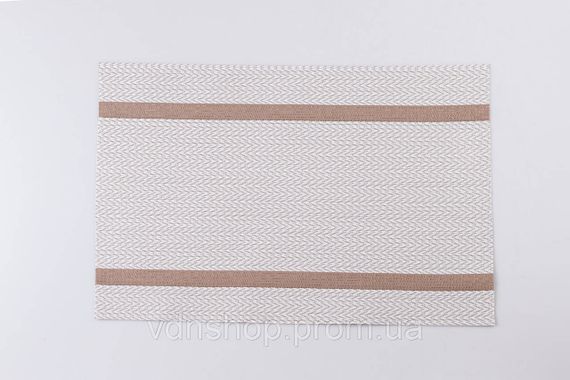 Салфетка сервировочная на стол 45×30 (см) прямоугольная Белый HP-35-16W