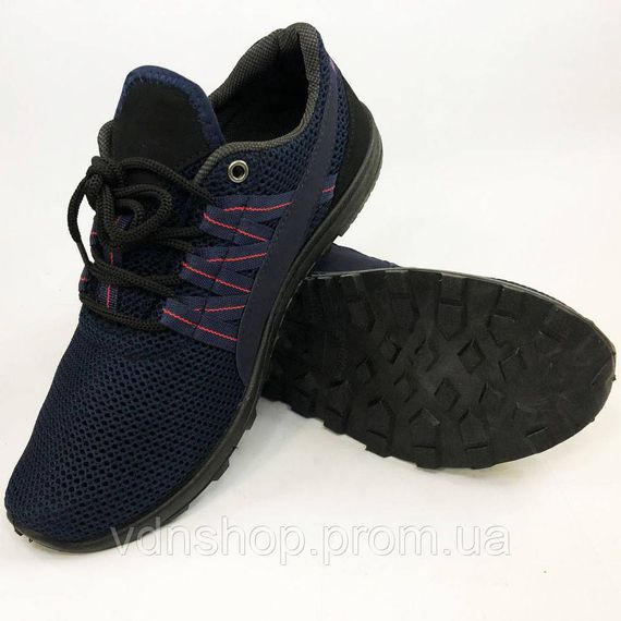 Мягкие тонкие кроссовки 41 размер, Уличные кроссовки мужские Легкие текстильные на лето NR-10 | Зображення 3