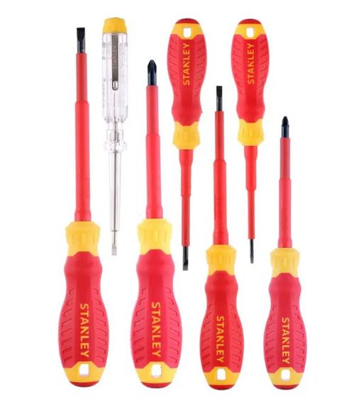 Набір з семи ізольованих викруток Stanley FatMax Cushion для електриків VDE 1000V (STHT60031-0) | Зображення 1