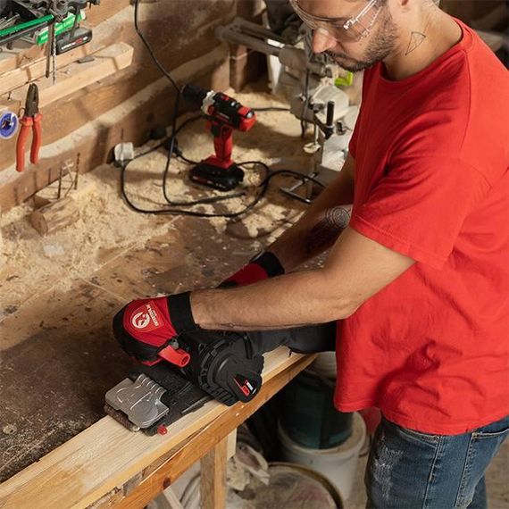 Шлифмашина стрічкова 1010 Вт INTERTOOL WT-0530 | Зображення 8