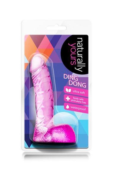 Фаллоимитатор NATURALLY YOURS DING DONG PINK sexstyle | Зображення 1