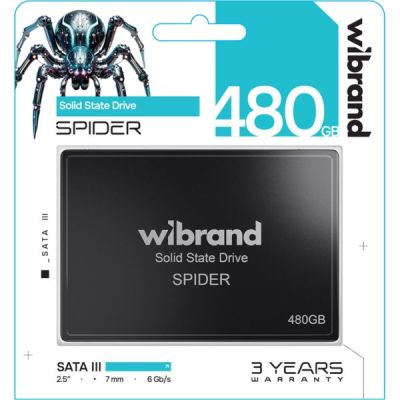 Накопитель SSD 2.5&quot; 480GB Spider Wibrand (WI2.5SSD/SP480GBST) | Зображення 1