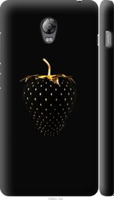 Чохол на Lenovo Vibe P1 Чорна полуниця "3585m-152-24368"
