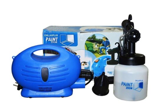 Краскораспылитель Профессиональный Paint Zoom (Пейнт зум), краскопульт электрический, распылитель краски | Зображення 4
