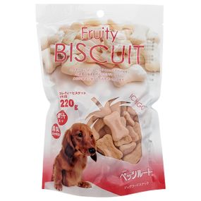 Печенье для собак DoggyMan Biscuit Strawberry со вкусом клубники 220 гр