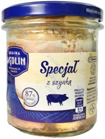 М'яна консерва тушонка свиняча Kraina Wedlin, 280 г (Польща), без консервантів