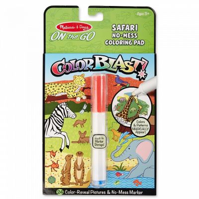 Набор для творчества Melissa&amp;Doug волшебная раскраска Сафари (MD30515)