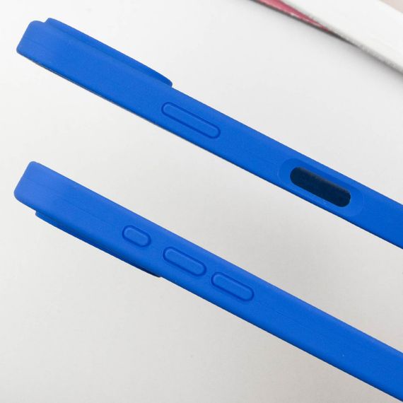 Чехол Silicone Case Full Protective (AA) для Apple iPhone 16 Pro Max (6.9") Синий / Capri Blue | Зображення 3