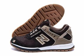 шкіряні кросівки New Balance Brown