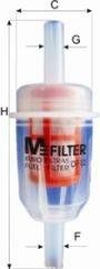 Фільтр паливний MB (вир-во M-filter) MFILTER DF12 на MERCEDES-BENZ 190 седан (W201)