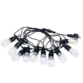 Гирлянда уличная в стиле ретро светодиодная мультиколор S14 на 10 LED ламп длиной 5 метров S14ML