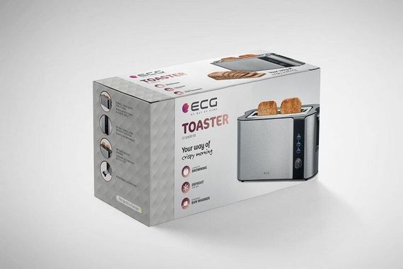 Тостер EСG ST-10630-SS | Зображення 1