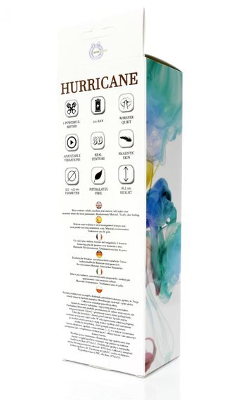 Вібратор BOSS Cyberskin - HURRICANE, ( довжина 18,5 см, діаметр 4,5 см ) BS4400001 sexstyle | Зображення 4