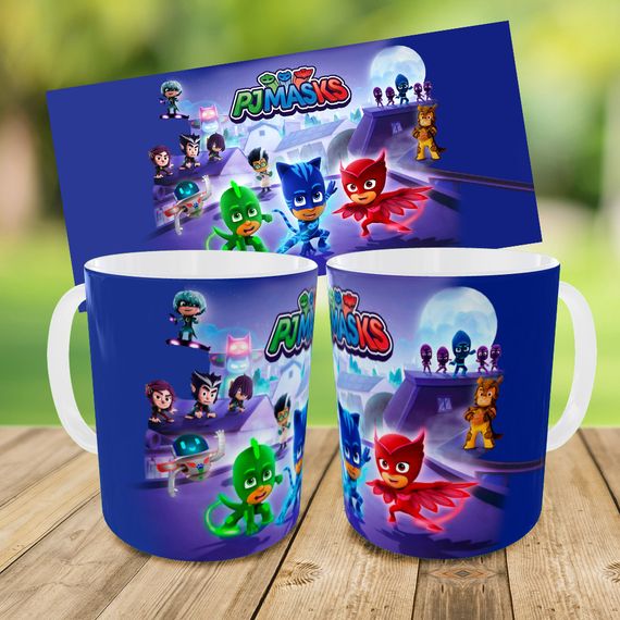 Набір: дитяча сумка-бананка+кружка Герої в масках 32х15см, бананка для хлопчика через плече на подарунок (00899) | Зображення 2