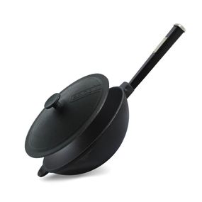 Сковорода Вок Brizoll Optimа Black W26HP1-1 26х8 см черная