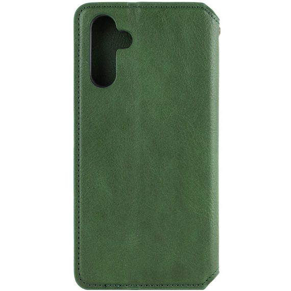 Шкіряний чохол-книжка GETMAN Cubic (PU) для Samsung Galaxy A27 Зелений | Зображення 1