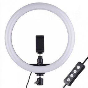 Селфи лампы, Лед лампа для селфи, Освещение для блогера, Кольцевая лампа большая, Кольцевой осветитель KV-18
