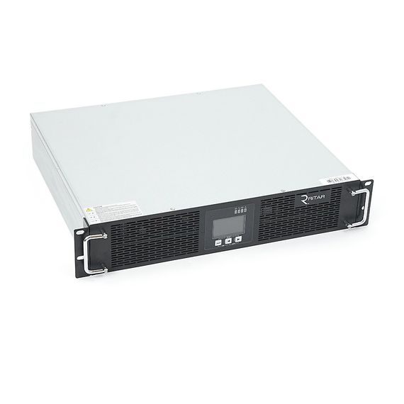 ДБЖ з правильною синусоїдою ONLINE Ritar RT-10KS-LCD,RACK 10000VA(9000Вт),192 В + батарейний блок 12V 7,5Ahх16 шт | Зображення 6