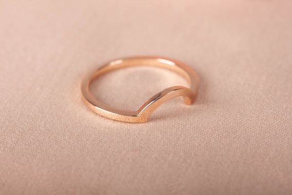 Женское кольцо из красного золота 16 | Зображення 5