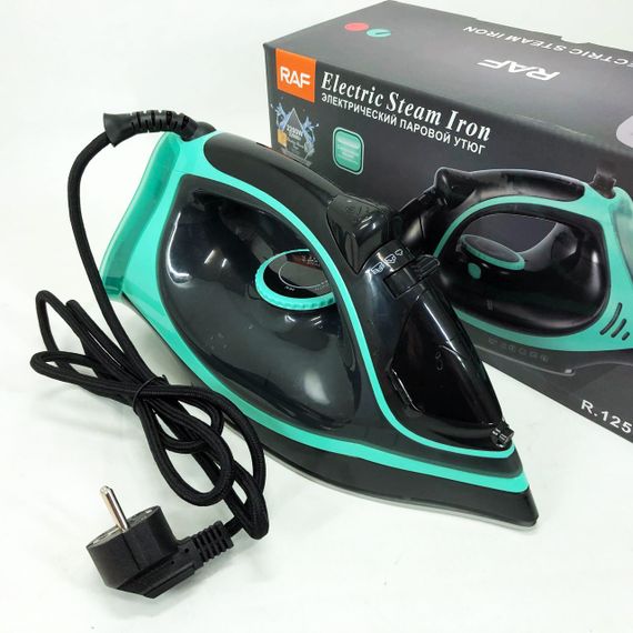 Електрична праска з керамічним покриттям RAF R.1250 2200 Вт, Парова праска для дому стаціонарна LY-21 | Зображення 8