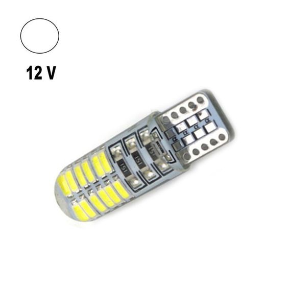 Автолампа Terra T10 / W5W, цоколь W2.1x9.5d, 3014x24smd, силикон, 12V | Зображення 1