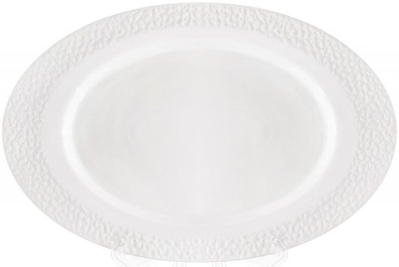 Набір 2 овальних блюда "White City Грація" 42x28см, біла порцеляна