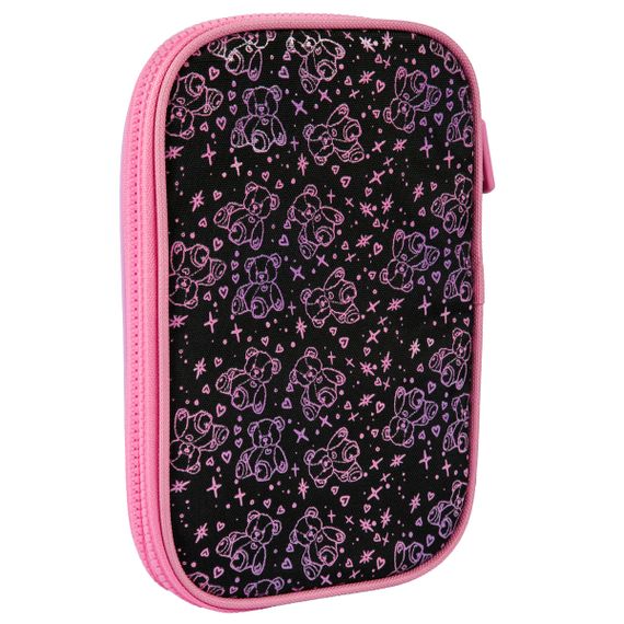 Пенал м'який із LED YES PH-35 Pink Bear 533777 4х16х24 см | Зображення 2