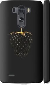 Чохол на LG G3 D855 Чорна полуниця "3585m-47-24368"