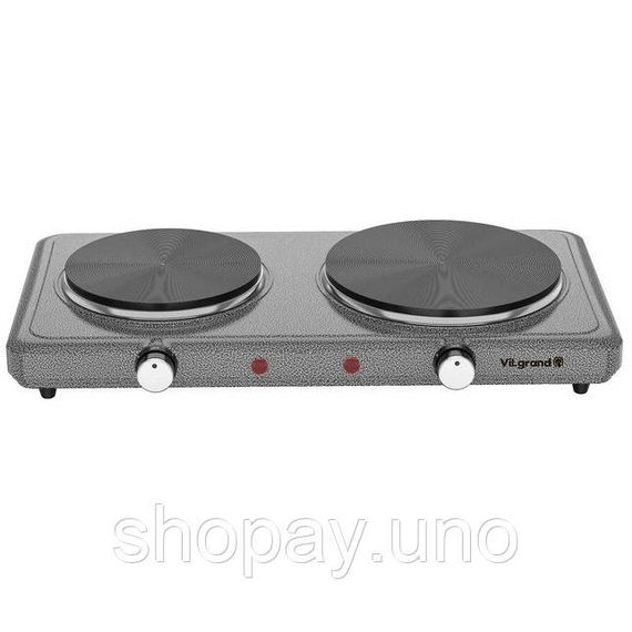 Плита настольная VILGRAND VHP182F Gray 2500Вт