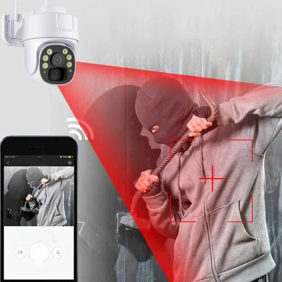 Вулична WiFi камера з сонячною панеллю PTZ, 5Мп, HD, XPRO Y009 (234570849_1915) | Зображення 2