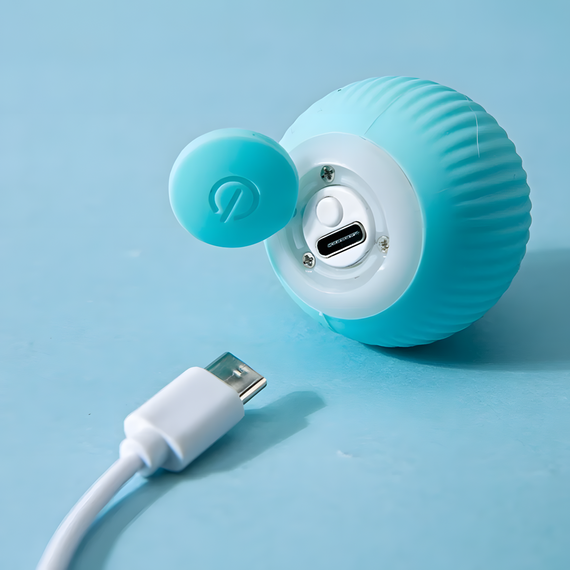 Інтерактивний обертовий м'яч для котів і собак з акумулятором і USB-зарядкою | Зображення 5