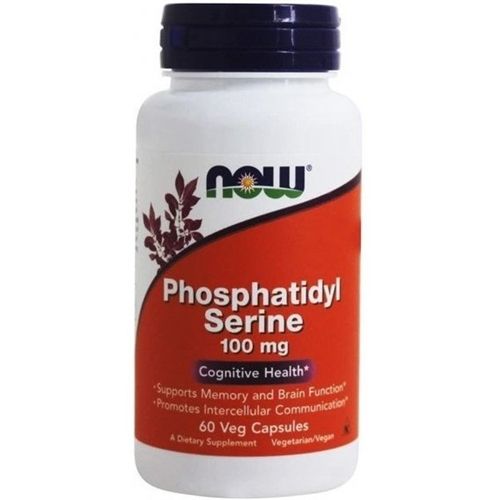 Комплекс для профілактики роботи головного мозку NOW Foods Phosphatidyl Serine 100 mg 60 Veg Caps