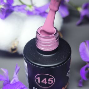 Гель-лак для нігтів Bee Nails 145 (вересково-фіолетовий) 8мл