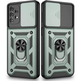 Чохол Ummi Camshield Serge Ring для Samsung Galaxy A73 5G Зелений