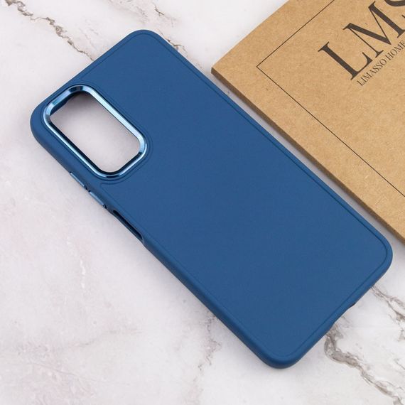 TPU чохол Bonbon Metal Style для Samsung Galaxy A54 5G Синій / Denim Blue | Зображення 3