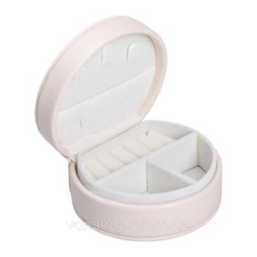 Шкатулка для украшений из эко кожи 10×9×4.5 см органайзер для ювелирных изделий HP-5-31BE