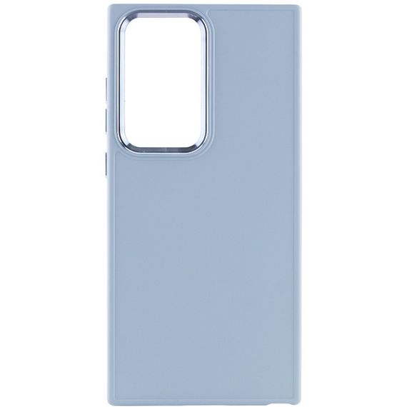 TPU чохол Bonbon Metal Style для Samsung Galaxy S24 Ultra Блакитний / Mist blue | Зображення 1