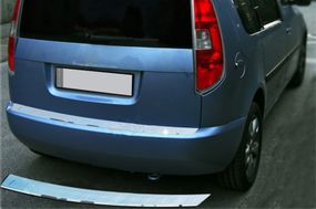 Накладка на задній бампер OmsaLine (нерж) Матова для Dacia Lodgy 2013-2024 рр