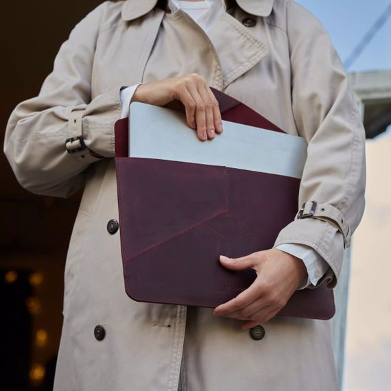 Чохол для ноутбука вінтажний Incarne Message MacBook Air 13" 2018-2025 message-burgundy-vintage-air-13 | Зображення 6