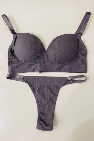 Комплект бюстгальтер і трусики Beisdanna 1306 Бузковий One Size