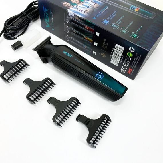 Электрическая машинка триммер для волос и бороды, Машинка для стрижки волос хороша KG-62 | Зображення 8