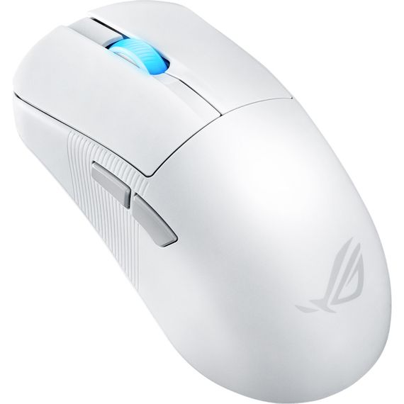 Мишка ASUS ROG Harpe Ace Mini Wireless/Bluetooth/USB White (90MP03Z0-BMUA10) | Зображення 1