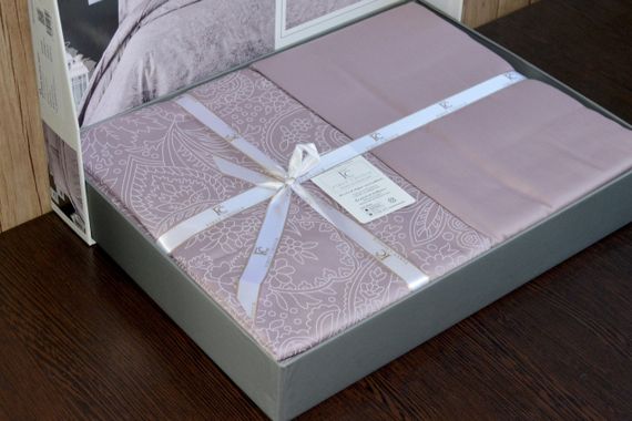 Постільна білизна First Choice Cotton Satin 200 х 220 см Neva Lavender | Зображення 2
