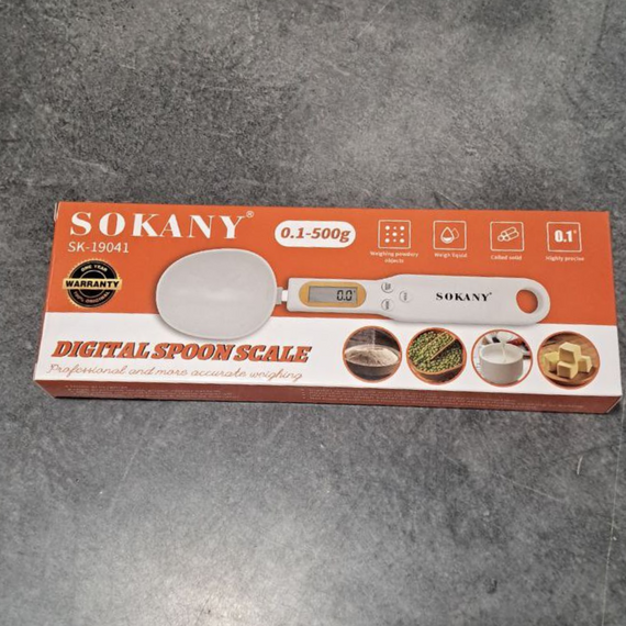 Електронна мірна ложка з дисплеєм і вагами Sokany SK-19041 | Зображення 4