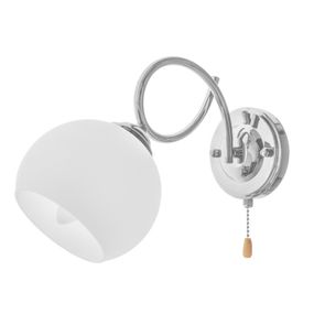 Бра настенное накладное шар LK-569W/1 E27 CH