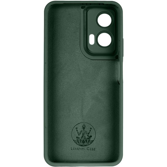 Чохол Silicone Cover Lakshmi Full Camera (AAA) для Motorola Moto G35 Зелений / Cyprus Green | Зображення 2