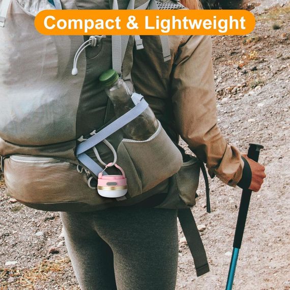 Ліхтар для кемпінгу flintronic, світлодіодний ліхтар для кемпінгу із зарядкою від USB, з магнітною основою, у | Зображення 5