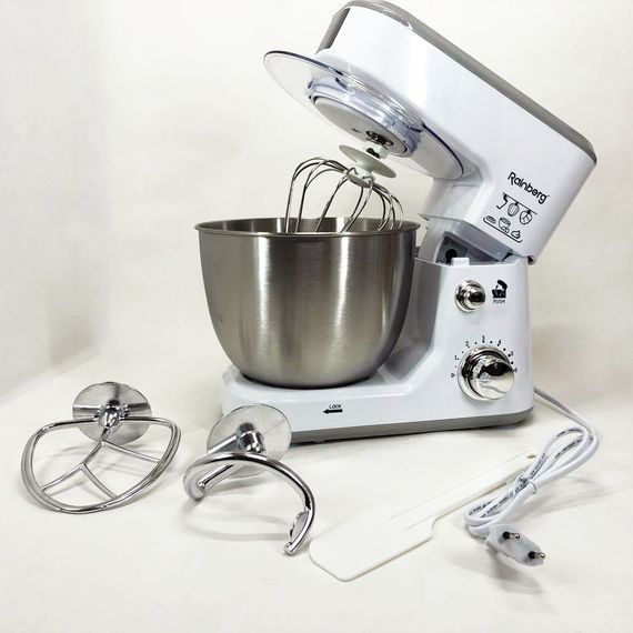 Миксер для производства теста для блинчиков Rainberg RB-8082 3200 Вт, Прочный миксер RU-88 | Зображення 5