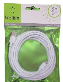 Кабель Micro 1м V8 білий Samsung FAST CHARGER (круглий)